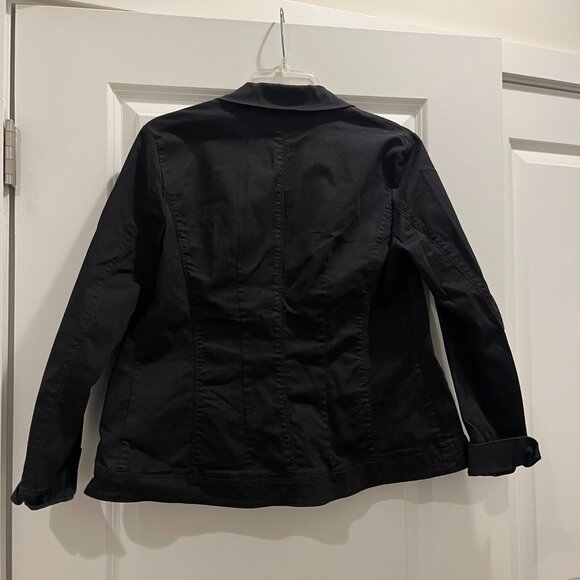 Women's Coldwater Creek Black Blazer/Jacket Size 8 - Picture 3 of 3